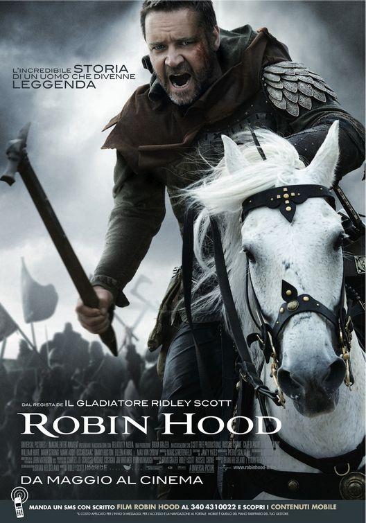 1000 piece jigsaw puzzle for the movie poster: Robin Hood (2010) ver3