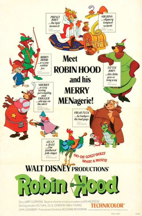 the movie poster: Robin Hood (1973) ver4