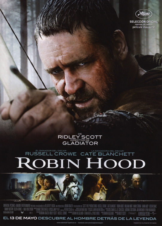 1000 piece jigsaw puzzle for the movie poster: Robin Hood (2010) ver5
