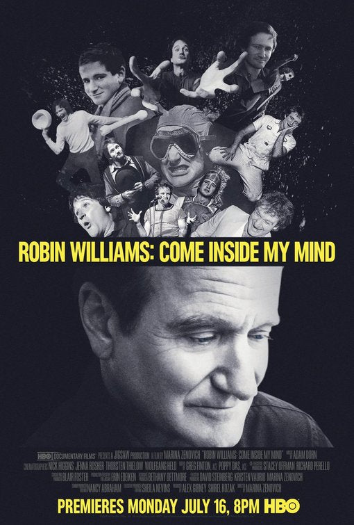 1000 piece jigsaw puzzle for tv poster: Robin Williams: Come Inside My Mind