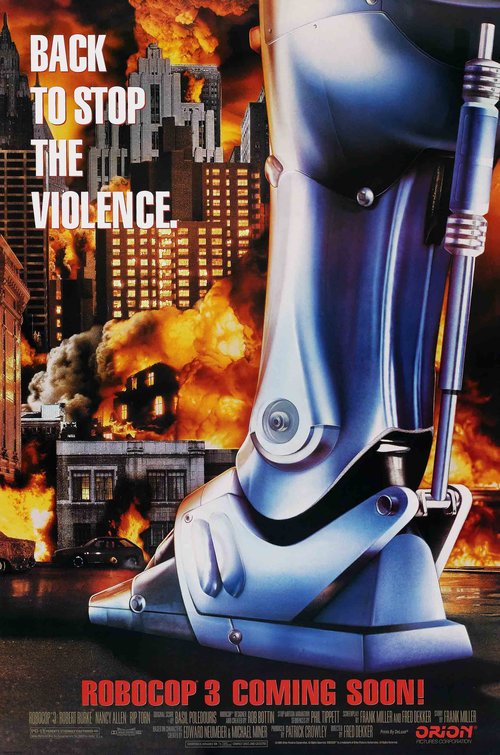 the movie poster: Robocop 3 (1993) ver1
