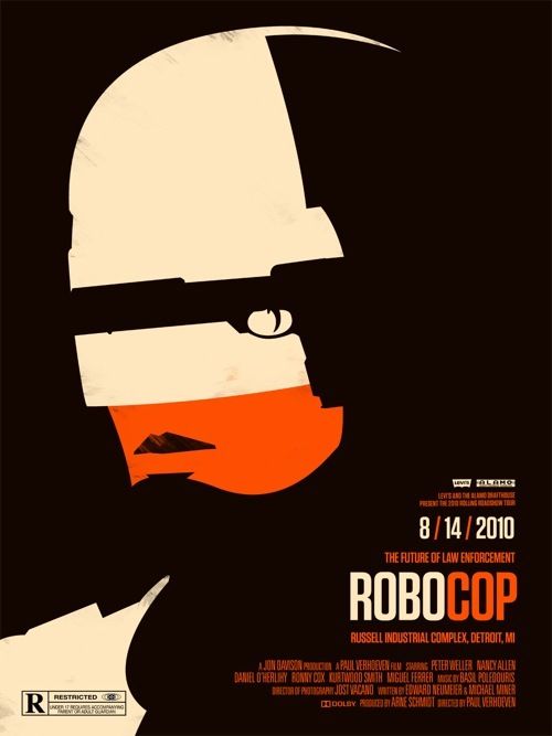 1000 piece jigsaw puzzle for the movie poster: RoboCop (1987) ver2