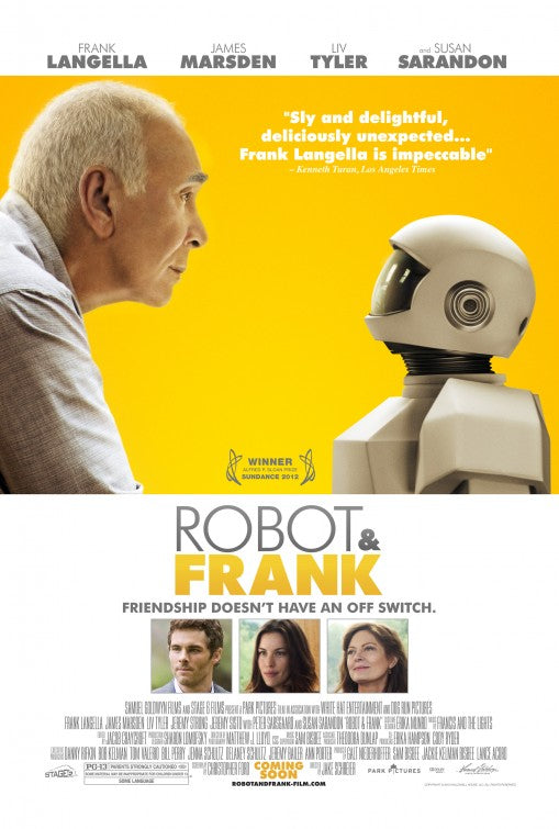 1000 piece jigsaw puzzle for the movie poster: Robot and Frank (2012)
