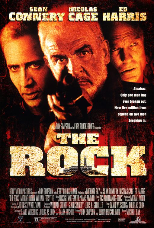 the movie poster: The Rock (1996)