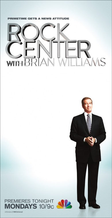 1000 piece jigsaw puzzle for tv poster: Rock Center with Brian Williams, ver2
