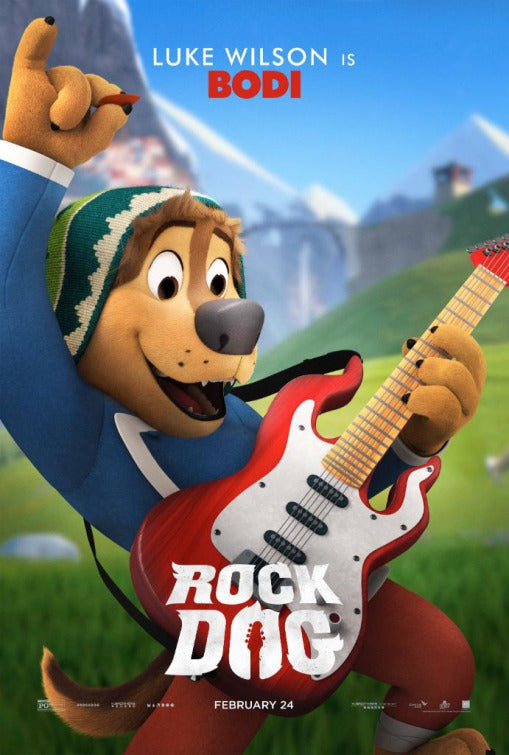 1000 piece jigsaw puzzle for the movie poster: Rock Dog (2016) ver10
