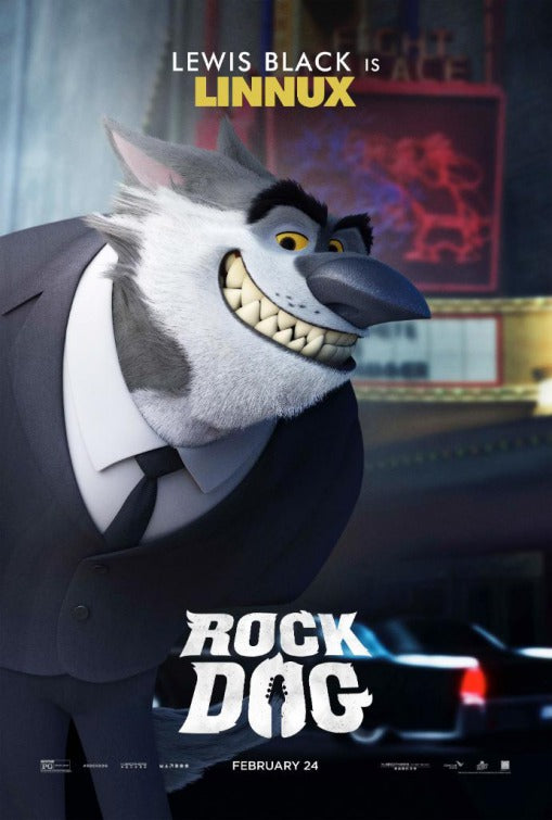 1000 piece jigsaw puzzle for the movie poster: Rock Dog (2016) ver13