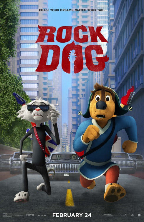 1000 piece jigsaw puzzle for the movie poster: Rock Dog (2016) ver15