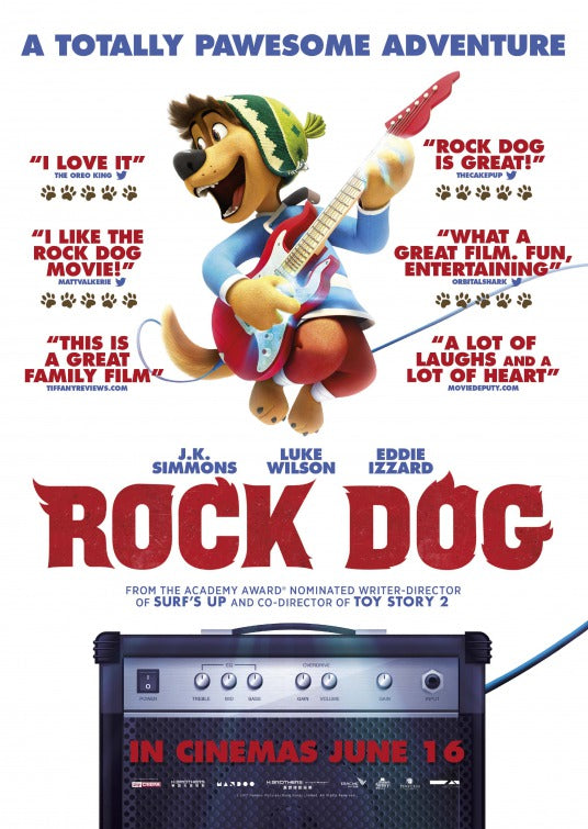 1000 piece jigsaw puzzle for the movie poster: Rock Dog (2016) ver16