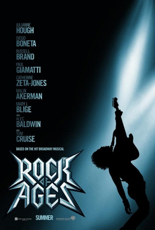 1000 piece jigsaw puzzle for the movie poster: Rock of Ages (2012)