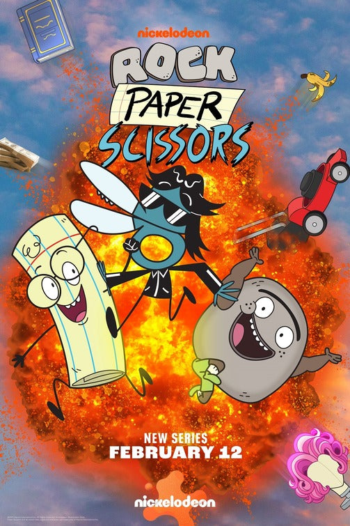 1000 piece jigsaw puzzle for tv poster: Rock, Paper, Scissors