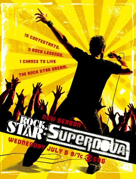 1000 piece jigsaw puzzle for tv poster: Rock Star: Supernova