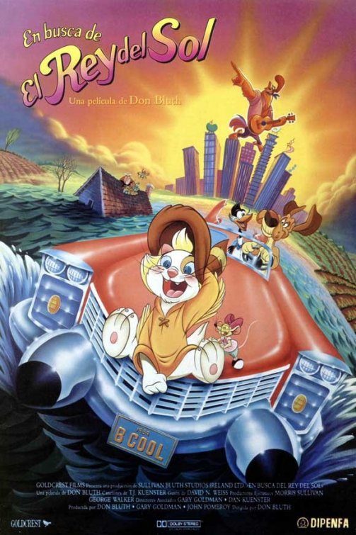 1000 piece jigsaw puzzle for the movie poster: Rock-A-Doodle (1992) ver2