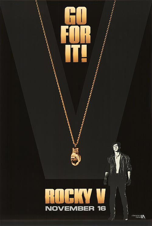 the movie poster: Rocky V (1990) ver2