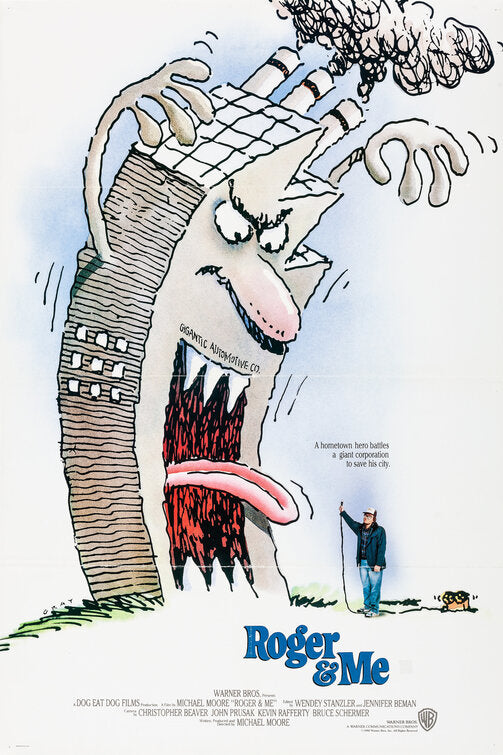 the movie poster: Roger & Me (1989) ver2