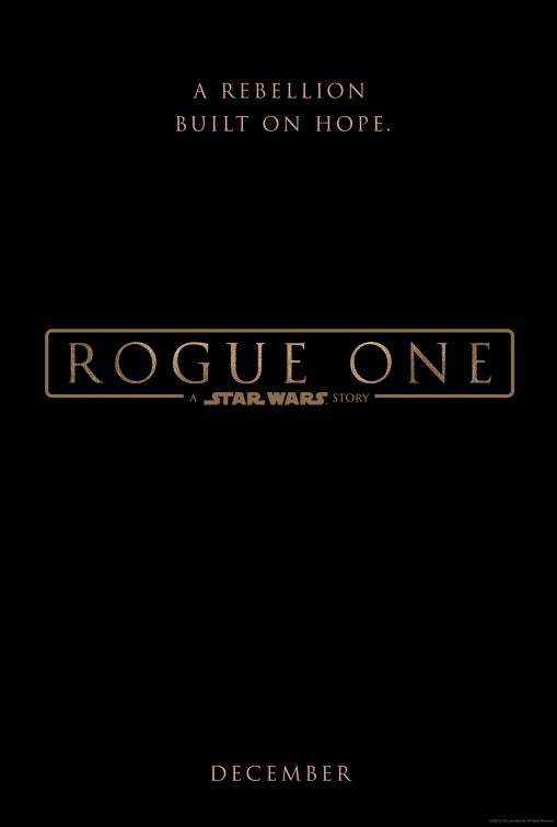 1000 piece jigsaw puzzle for the movie poster: Rogue One: A Star Wars Story (2016)