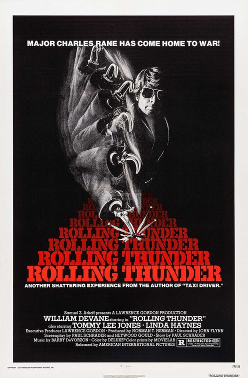 the movie poster: Rolling Thunder (1977)