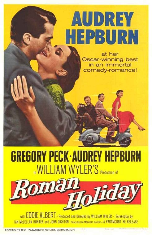 the movie poster: Roman Holiday (1953)