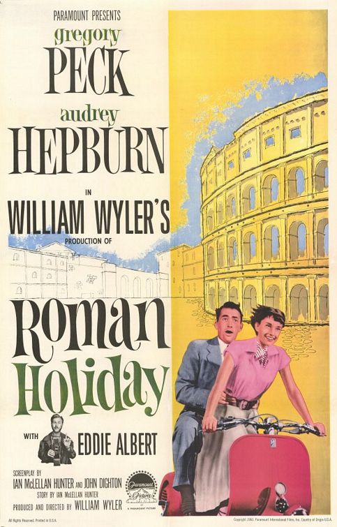 the movie poster: Roman Holiday (1953) ver3