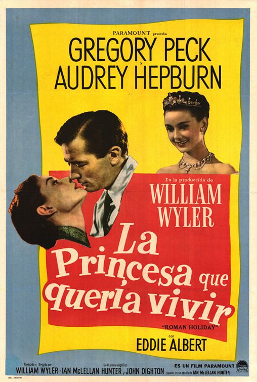 the movie poster: Roman Holiday (1953) ver4