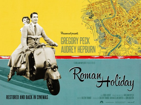 1000 piece jigsaw puzzle for the movie poster: Roman Holiday (1953) ver5