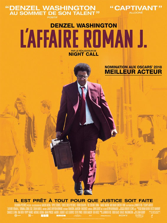 1000 piece jigsaw puzzle for the movie poster: Roman J Israel, Esq. (2017) ver3