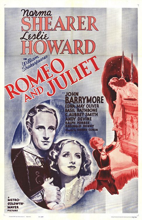 the movie poster: Romeo and Juliet (1936)