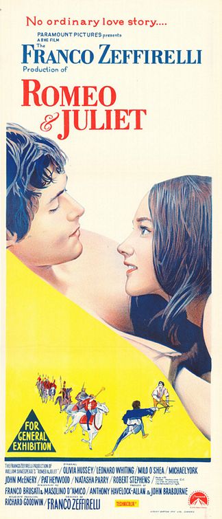 the movie poster: Romeo and Juliet (1968) ver2