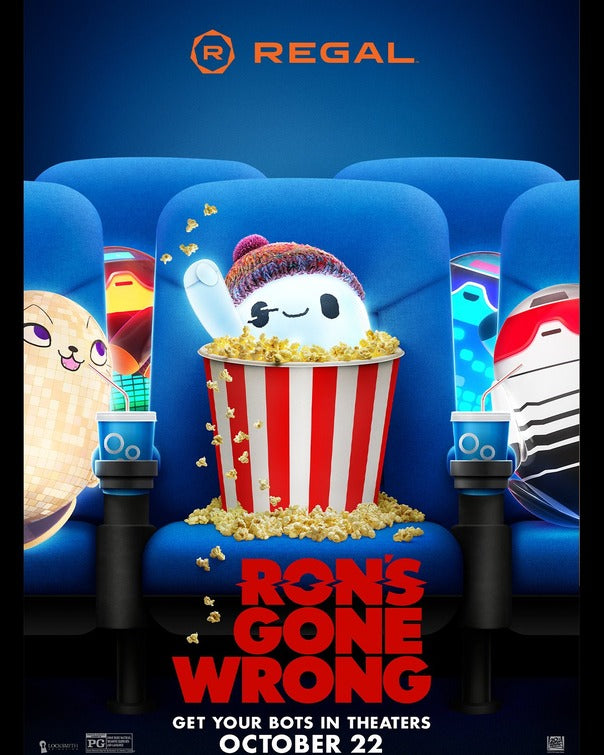 1000 piece jigsaw puzzle for the movie poster: Ron's Gone Wrong (2021) ver7