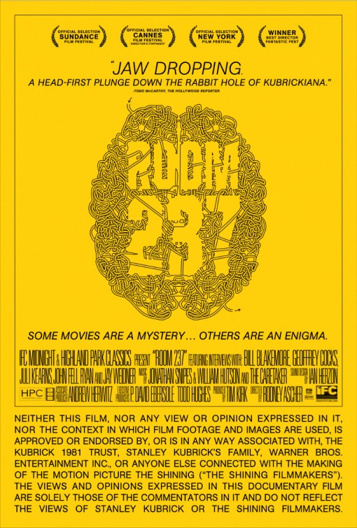 1000 piece jigsaw puzzle for the movie poster: Room 237 (2012) ver4