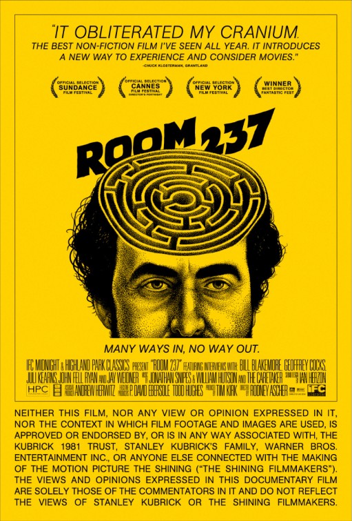 1000 piece jigsaw puzzle for the movie poster: Room 237 (2012) ver5