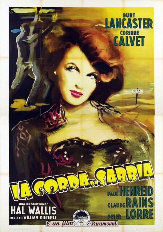 the movie poster: Rope of Sand (1949) ver2