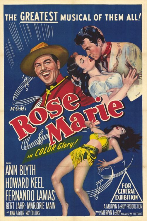 the movie poster: Rose Marie (1954) ver2