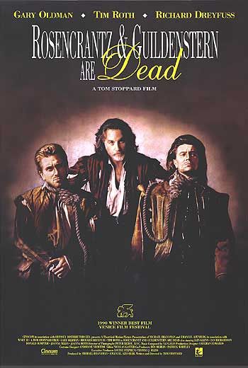 the movie poster: Rosencrantz and Guildenstern Are Dead (1991)