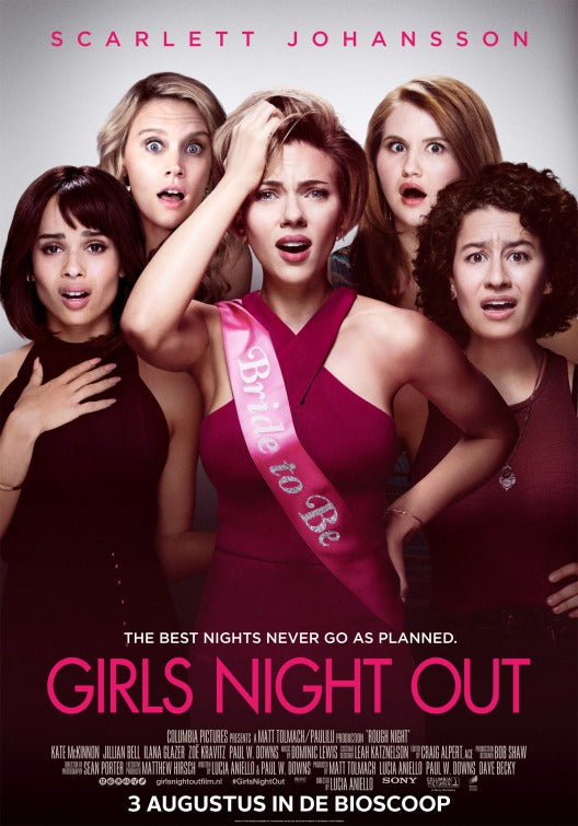 1000 piece jigsaw puzzle for the movie poster: Rough Night (2017) ver11