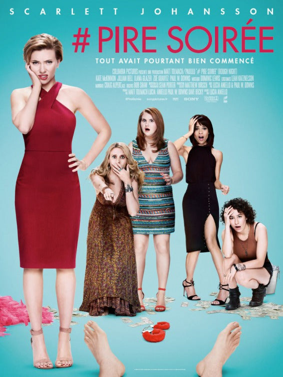 1000 piece jigsaw puzzle for the movie poster: Rough Night (2017) ver14