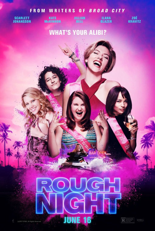 1000 piece jigsaw puzzle for the movie poster: Rough Night (2017) ver16