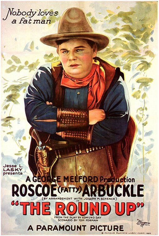 the movie poster: The Round-Up (1920)