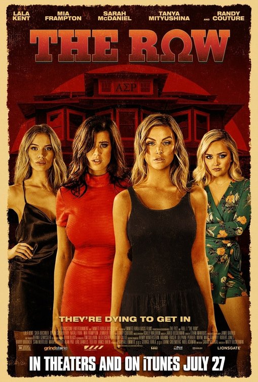 1000 piece jigsaw puzzle for the movie poster: The Row (2018)