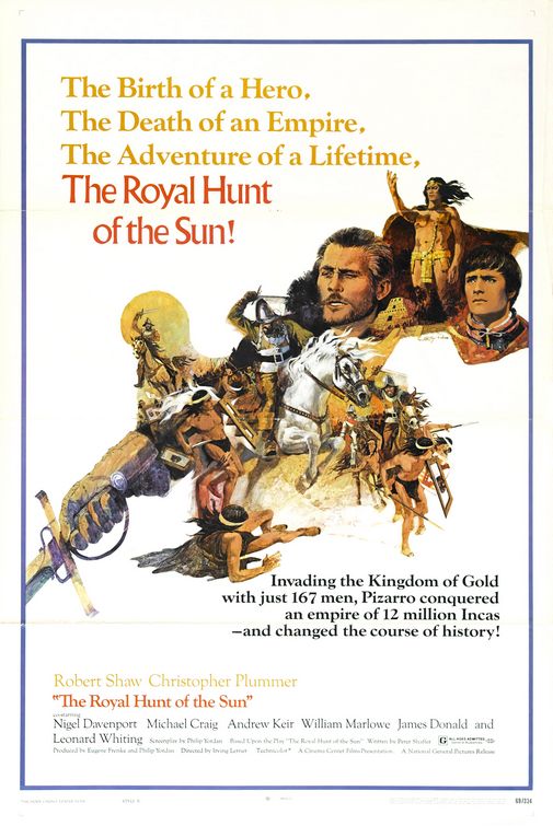 the movie poster: The Royal Hunt of the Sun (1969)