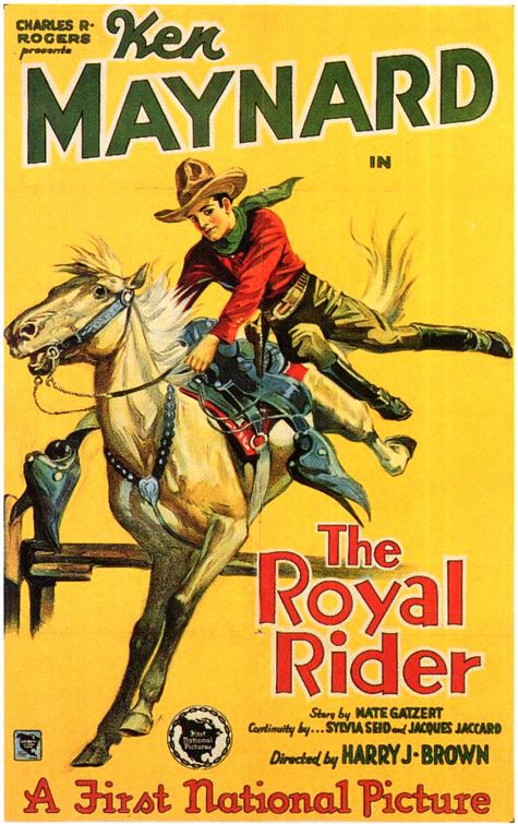 the movie poster: The Royal Rider (1929)