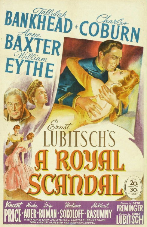 the movie poster: A Royal Scandal (1945)
