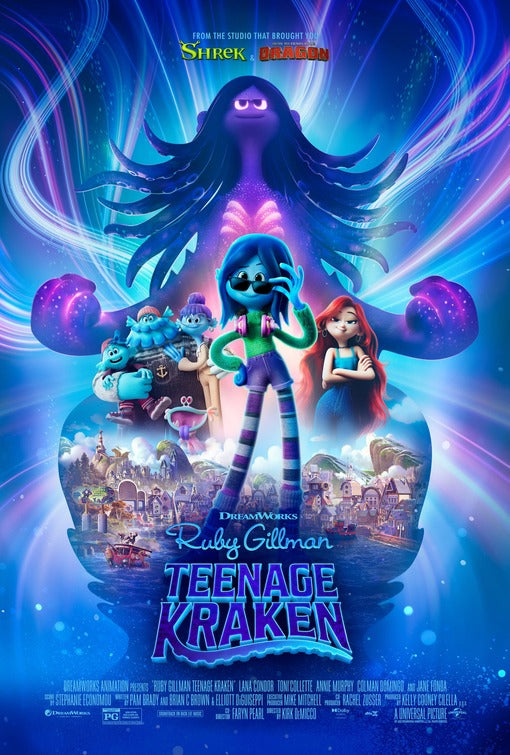 1000 piece jigsaw puzzle for the movie poster: Ruby Gillman, Teenage Kraken (2023) ver3