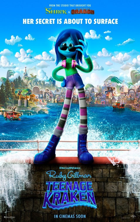 1000 piece jigsaw puzzle for the movie poster: Ruby Gillman, Teenage Kraken (2023) ver5