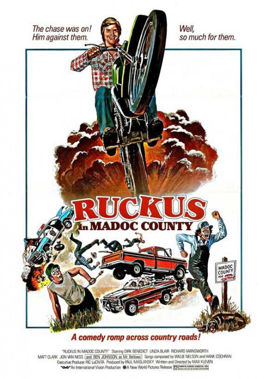 1000 piece jigsaw puzzle for the movie poster: Ruckus (1980)