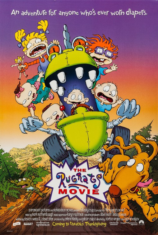 the movie poster: The Rugrats Movie (1998)