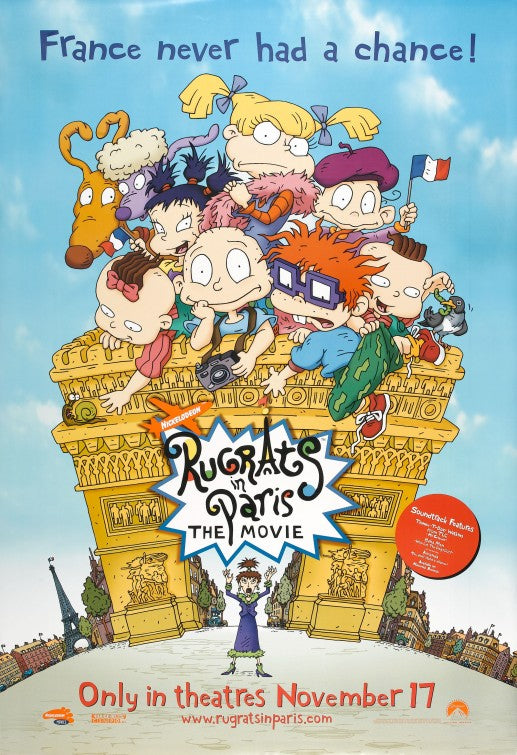 the movie poster: Rugrats in Paris: The Movie (2000) ver2