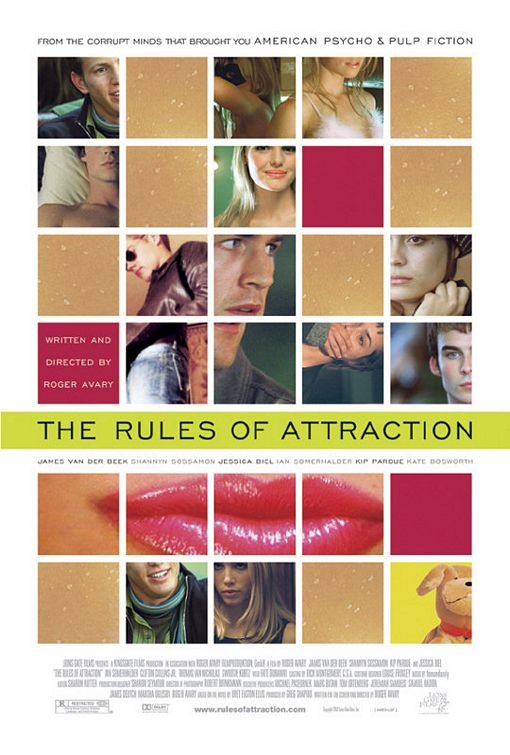 the movie poster: The Rules of Attraction (2002) ver3