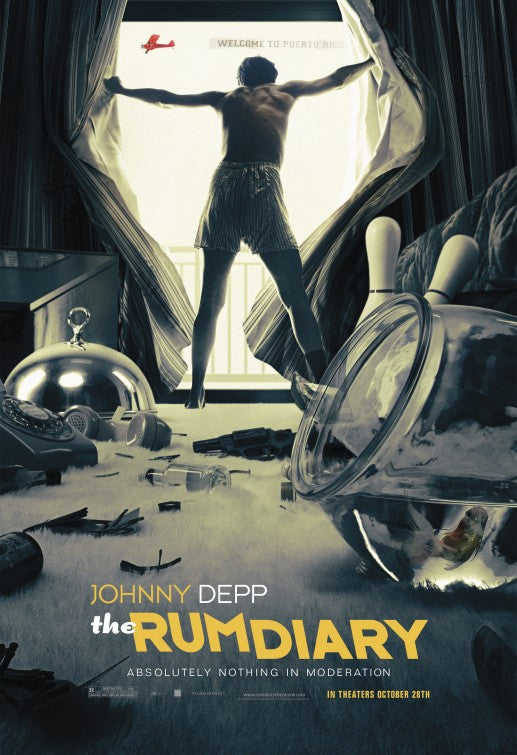 1000 piece jigsaw puzzle for the movie poster: The Rum Diary (2011) ver3