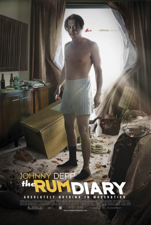 1000 piece jigsaw puzzle for the movie poster: The Rum Diary (2011) ver4